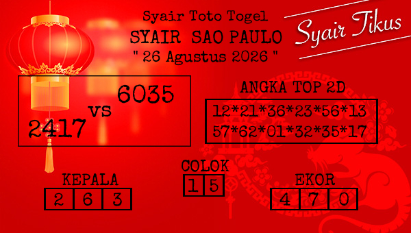 Prediksi Sao Paulo