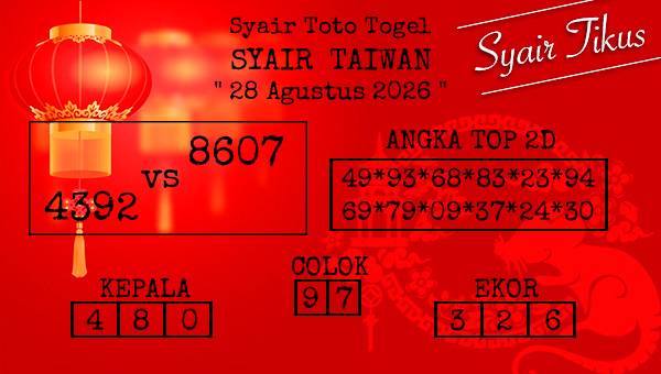 Prediksi Taiwan